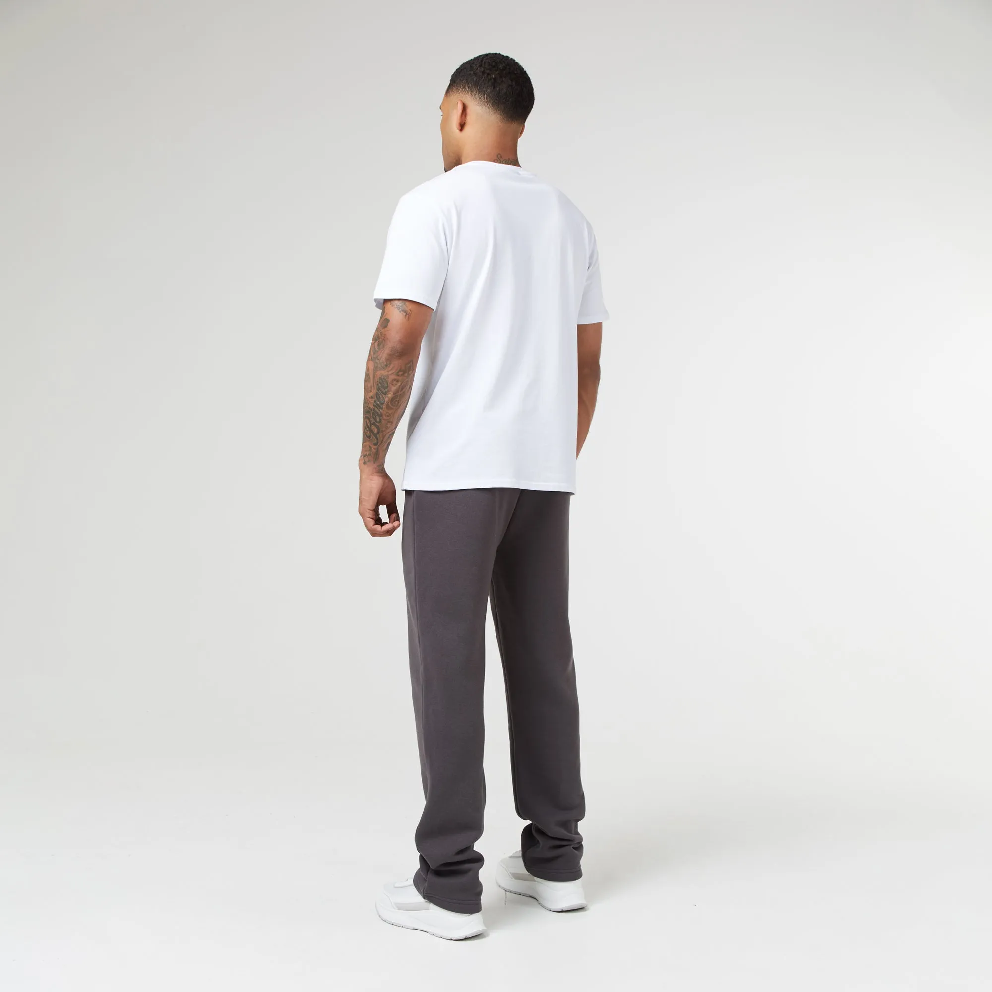 2-Pack Relaxed Fit Open Hem Joggers | Black / Dark Grey