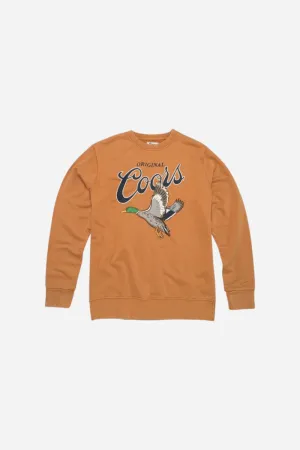 American Needle Original Coors Sunday Fleece Crew in Hazel