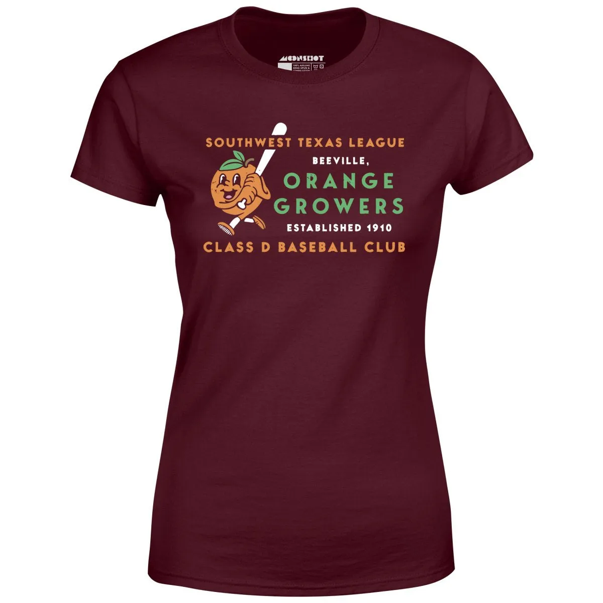 Beeville Orange Growers - Texas - Vintage Defunct Baseball Teams - Women's T-Shirt