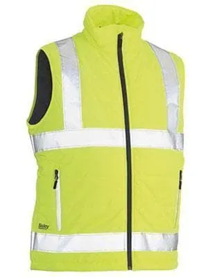 Bisley Workwear Taped Hi Vis Puffer Vest - H Pattern (Shower Proof) BV0329HT