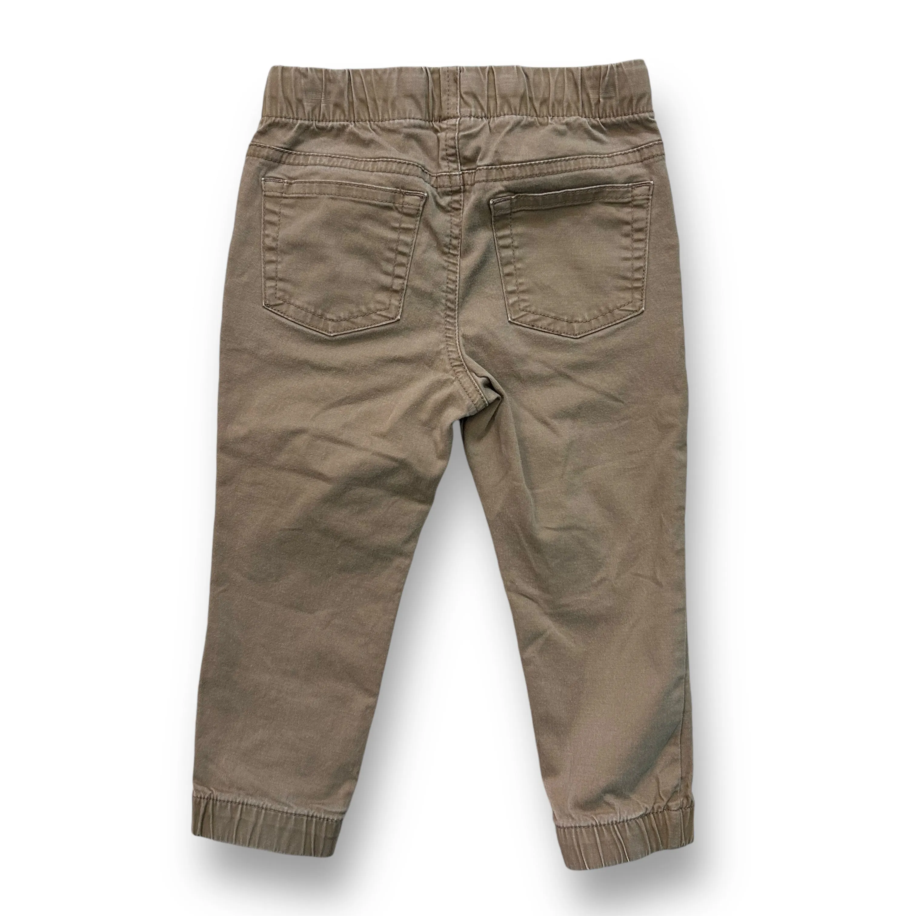 Boys Cat & Jack Size 2T Khaki Drawstring Joggers