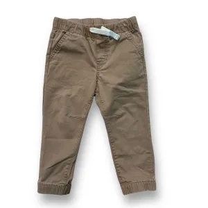 Boys Cat & Jack Size 2T Khaki Drawstring Joggers