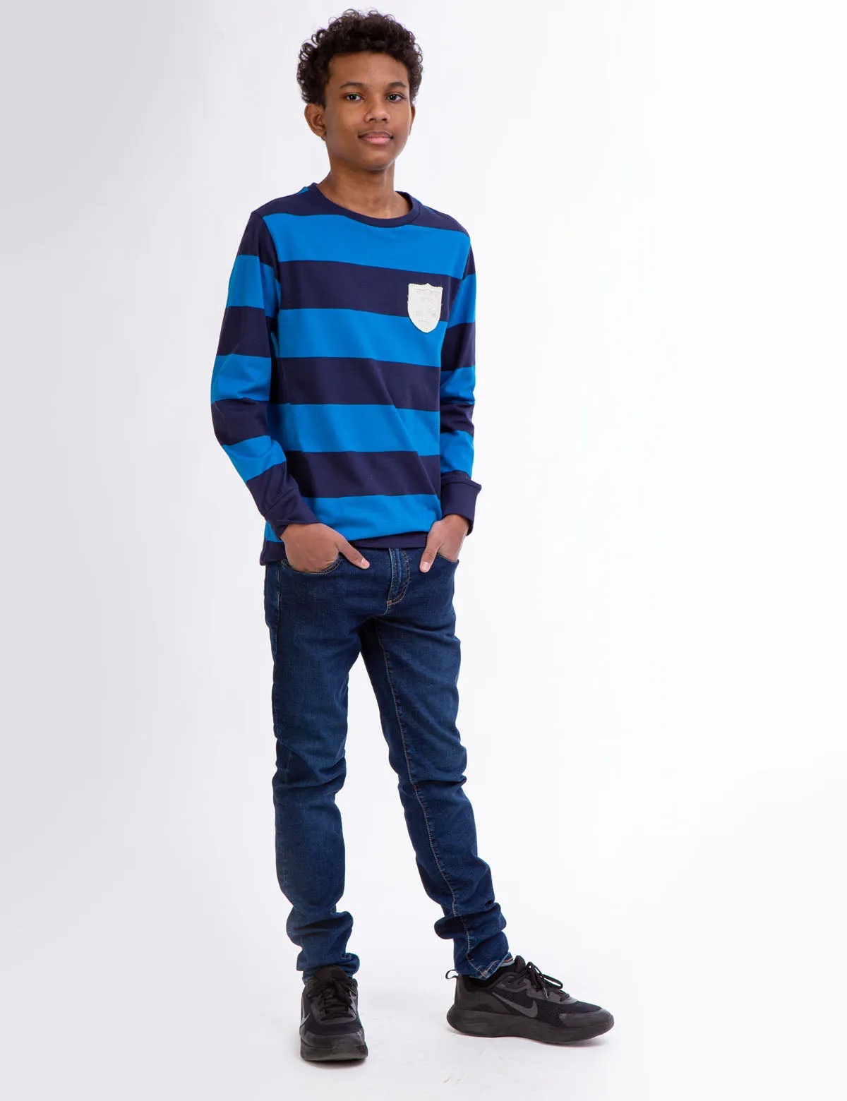 BOYS LONG SLEEVE RUGBY T-SHIRT