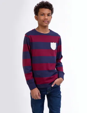 BOYS LONG SLEEVE RUGBY T-SHIRT