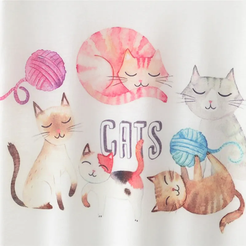 Cats Printed Tees