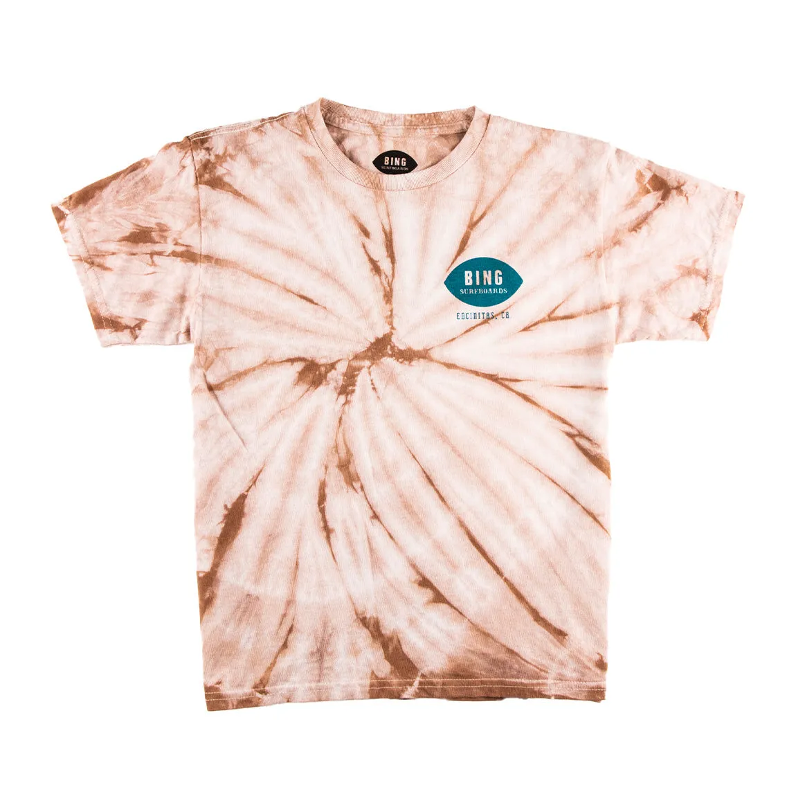 CLASSIC ENCINITAS II Premium Kids Tie-Dye S/S T-Shirt - Copper