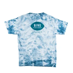 CLASSIC ENCINITAS II Premium Kids Tie-Dye S/S T-Shirt - Pale Turquoise