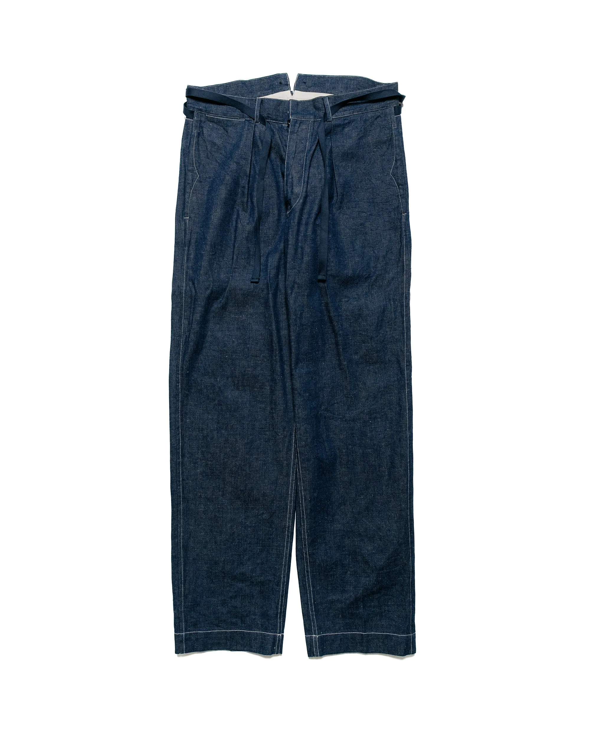 Cohérence Alain 10oz Logger Selvedge Denim Trouser Indigo