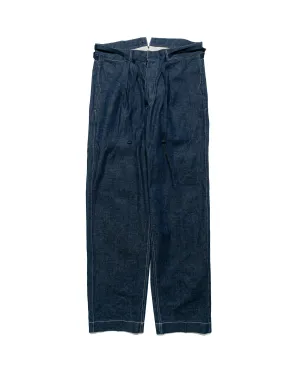 Cohérence Alain 10oz Logger Selvedge Denim Trouser Indigo