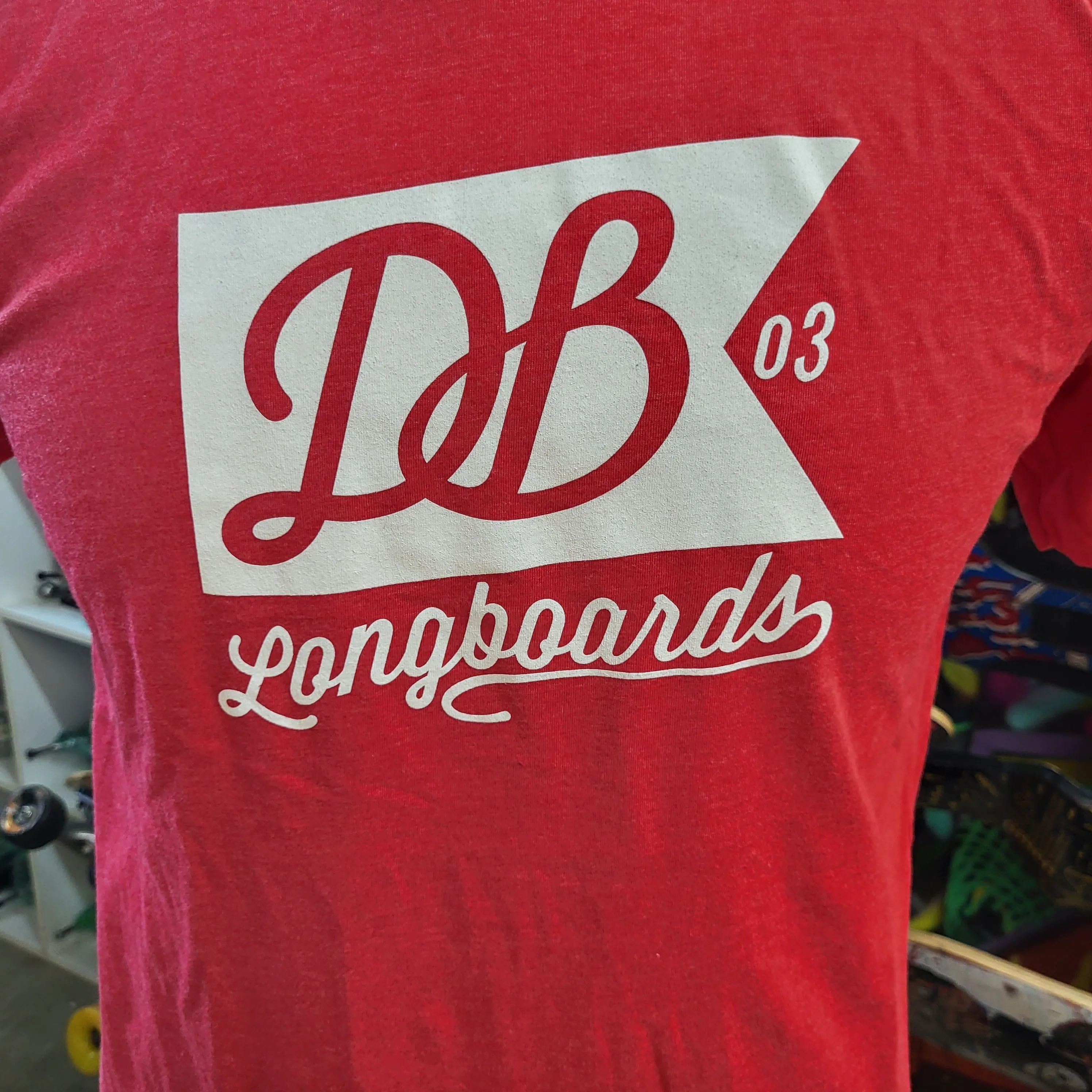 Db Longboards - Classic Logo red tee