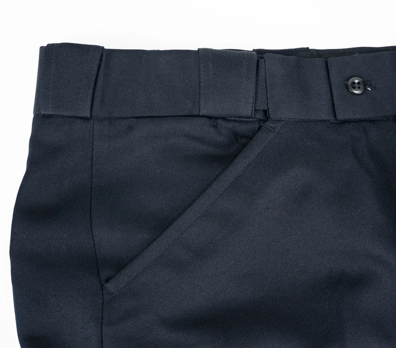 First Class MTA Western Pocket Poly Rayon Pants (Navy Blue)