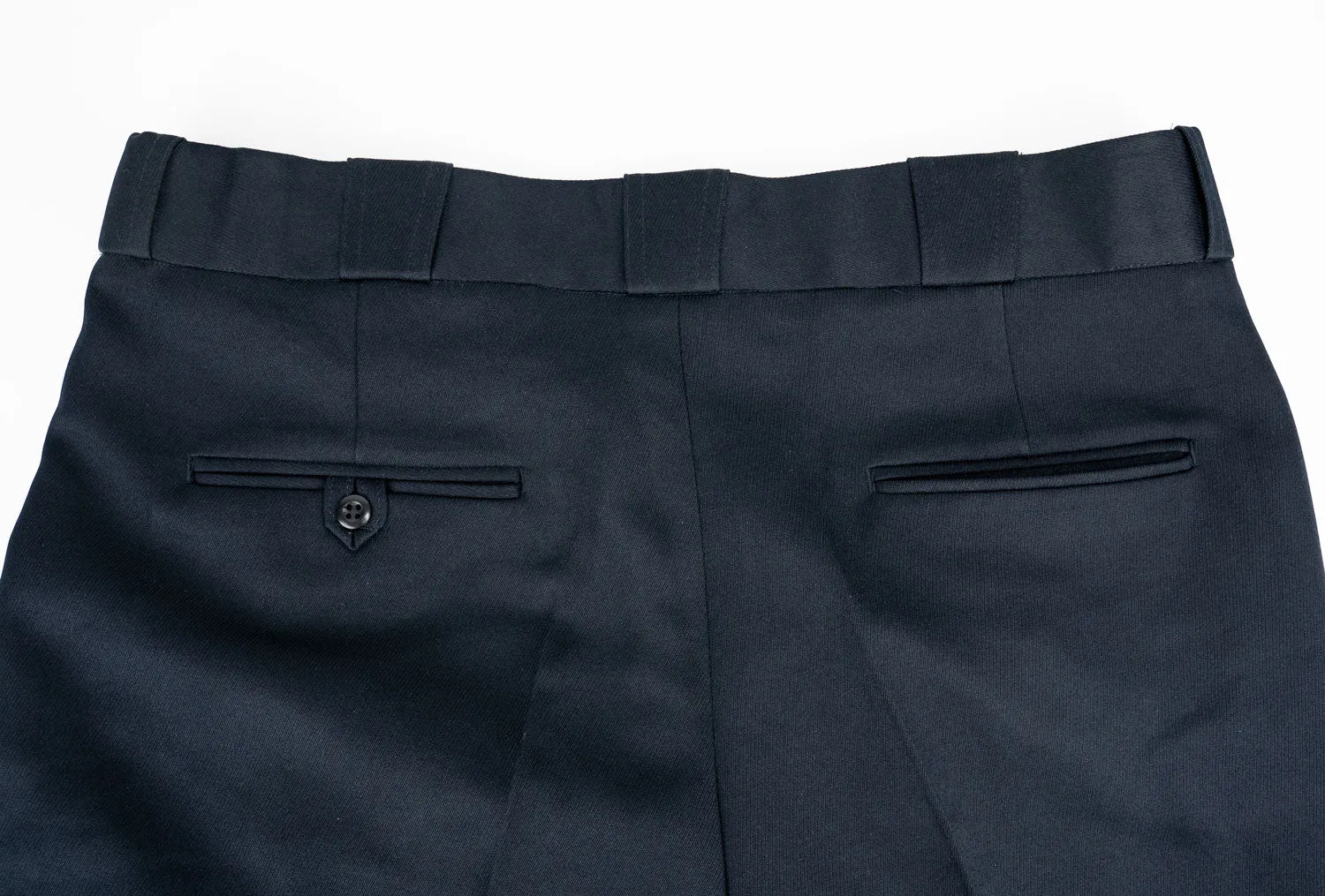 First Class MTA Western Pocket Poly Rayon Pants (Navy Blue)