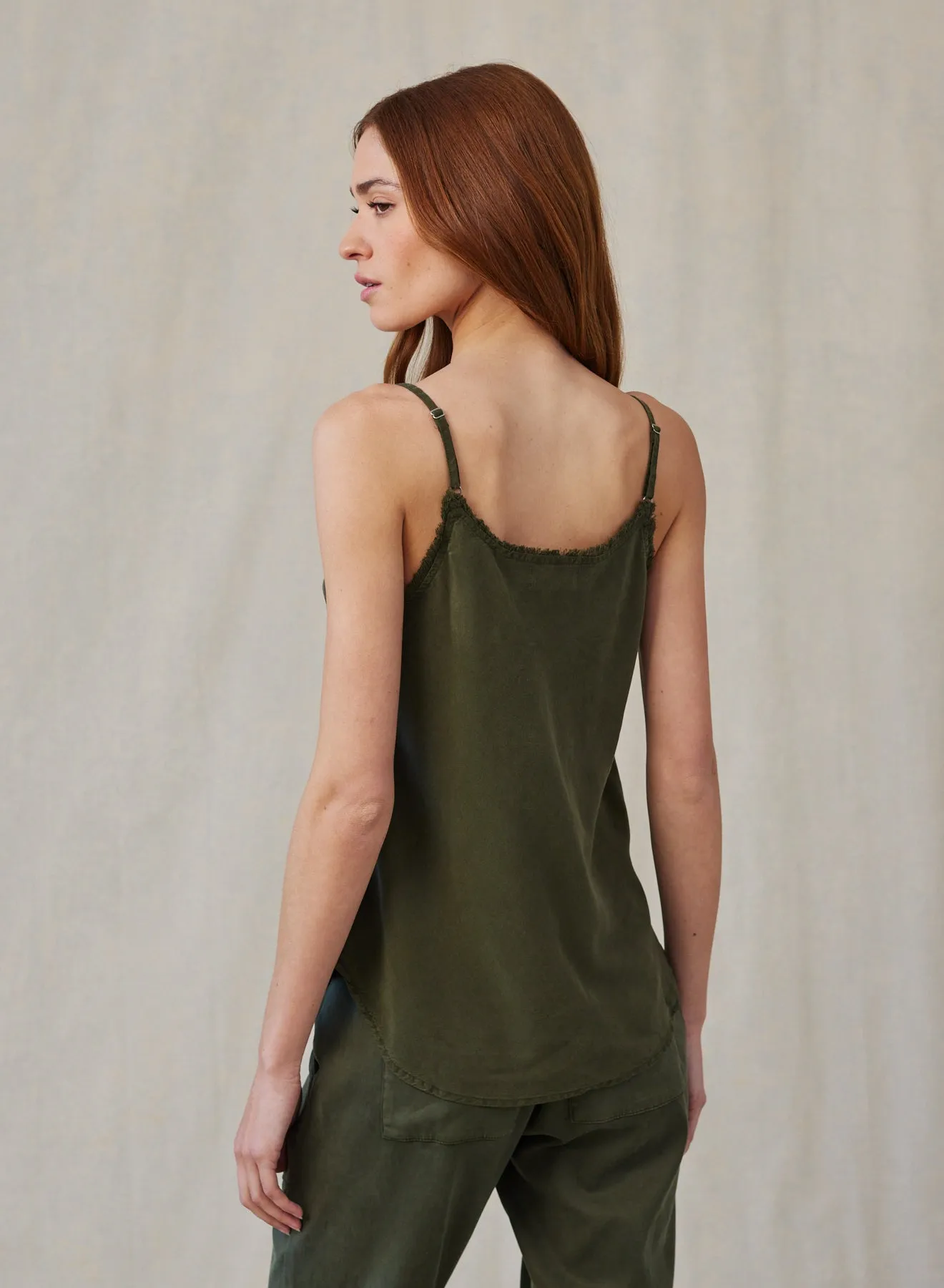 Frayed Cami - Italian Herb