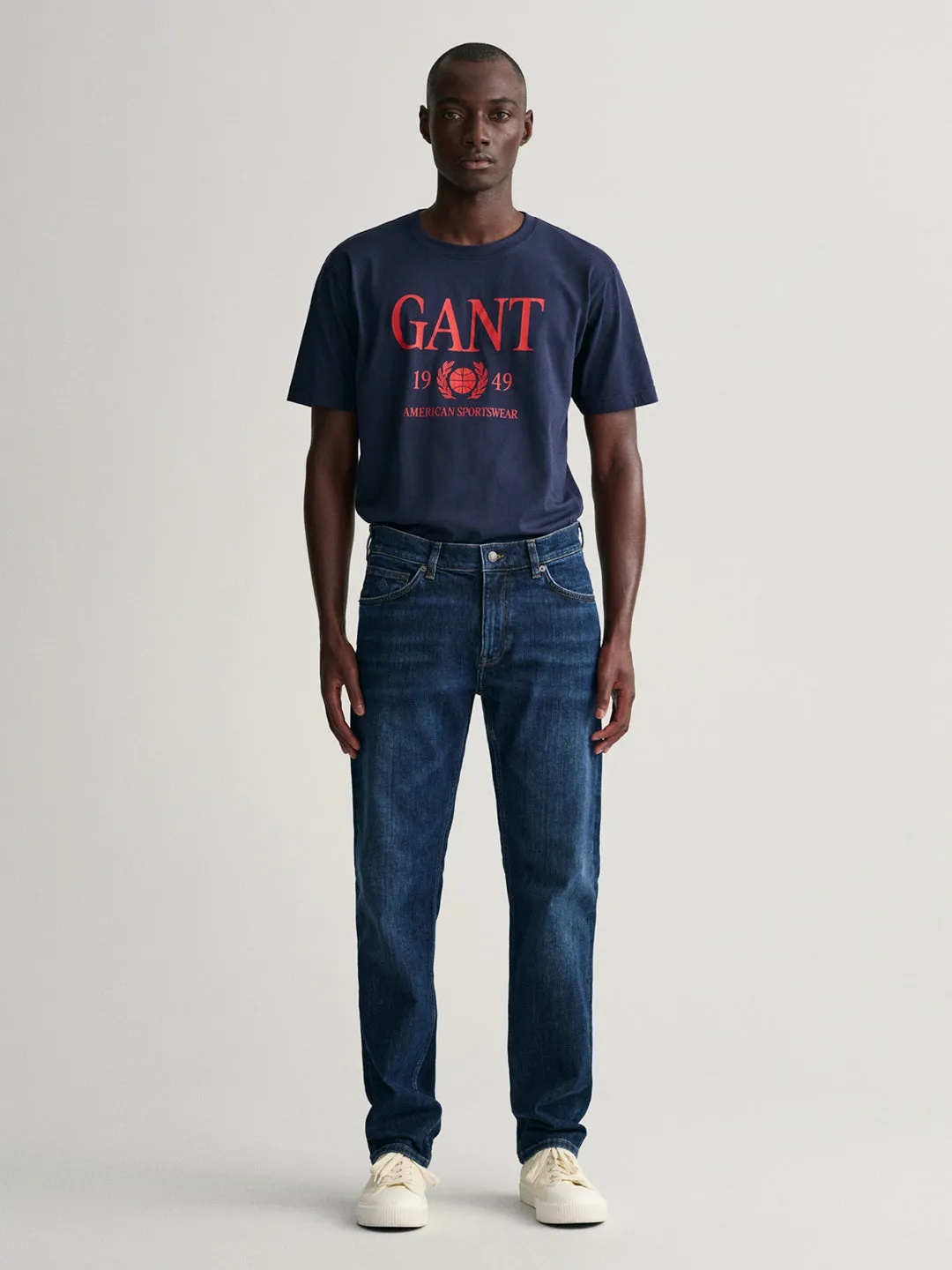 Gant Men Regular Fit Light Fade Cotton Jeans