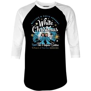 Haynes Sisters White Christmas 1954 - 3/4 Sleeve Raglan T-Shirt