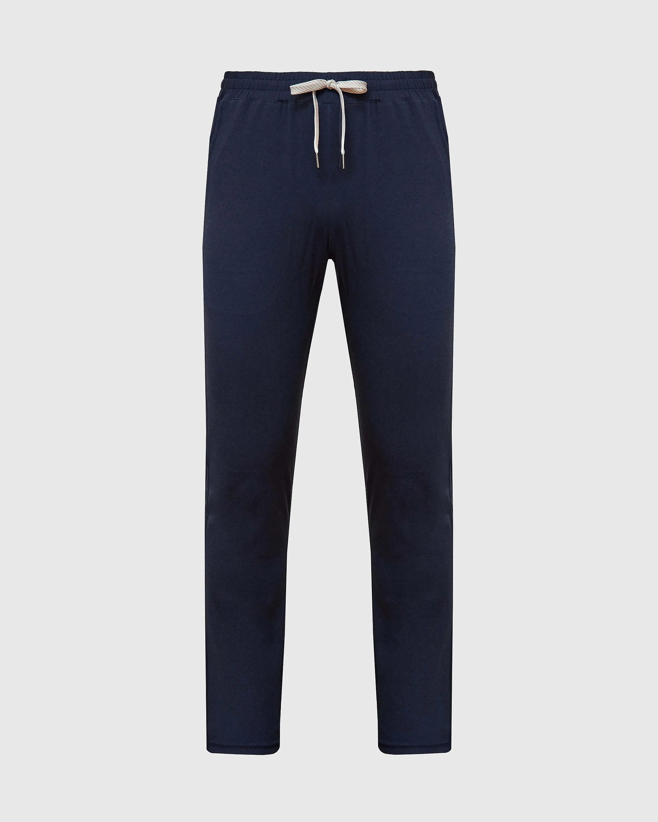 Heather Navy Active Comfort Straight Leg Pant