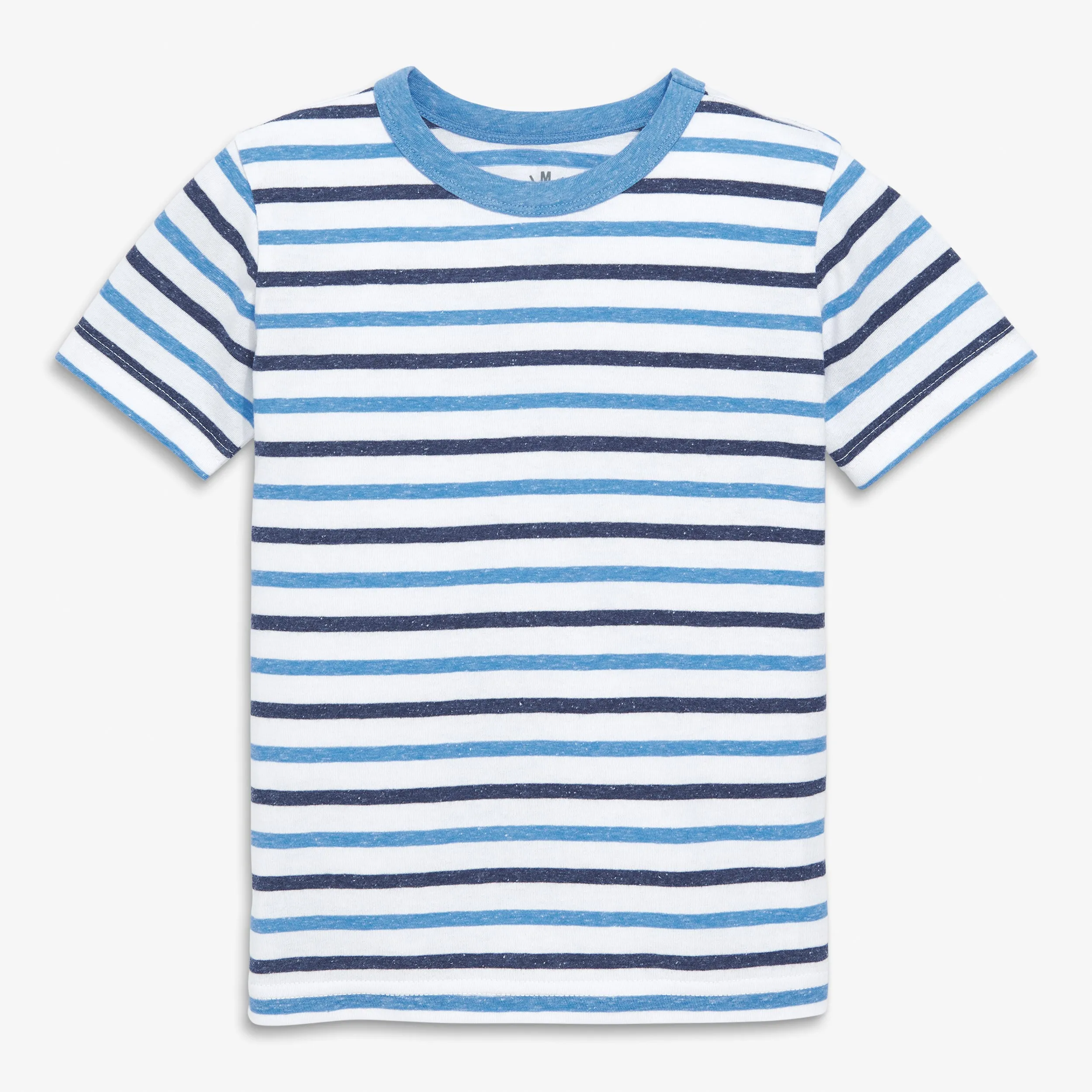 Heathered tee in stripe