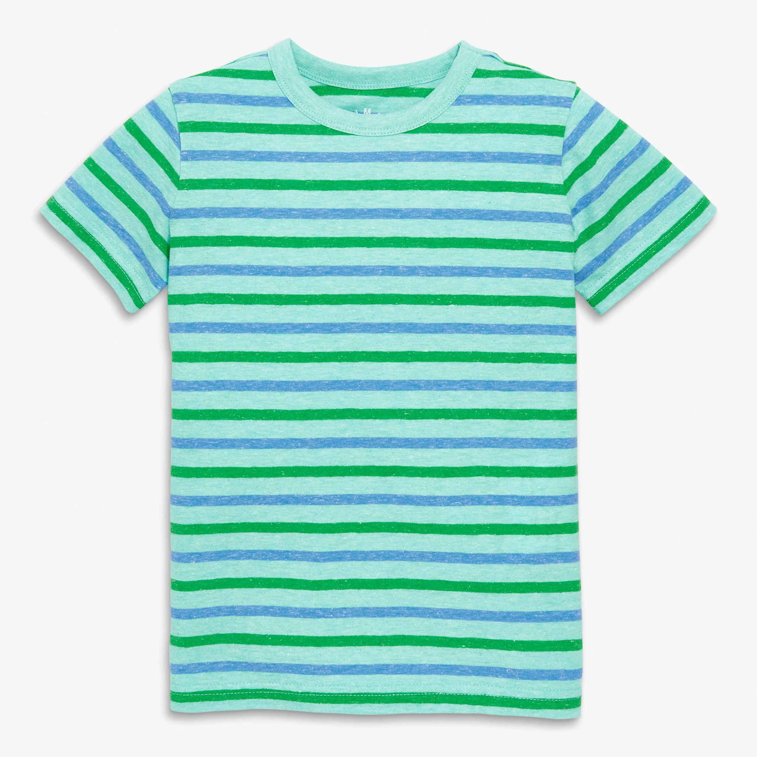 Heathered tee in stripe