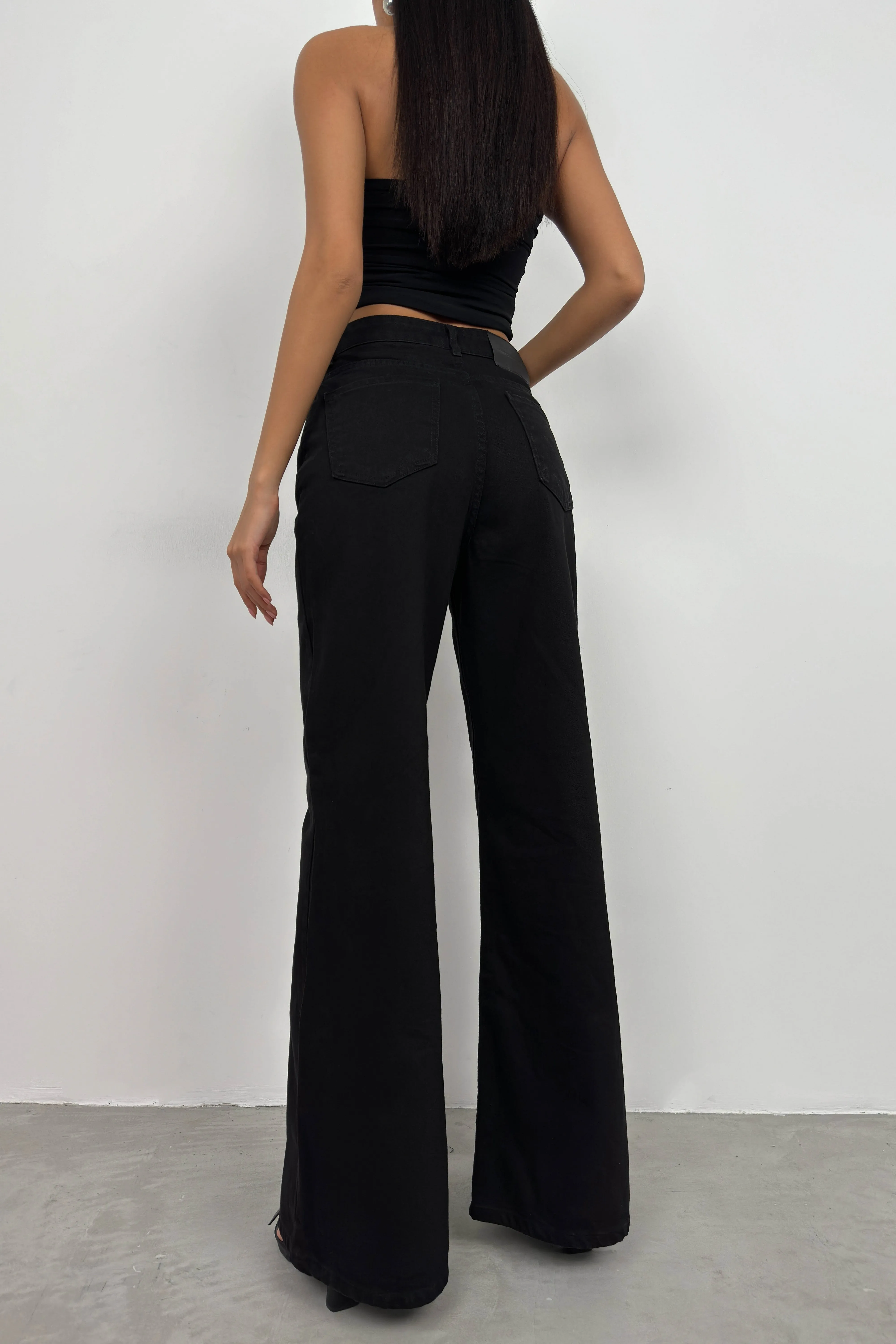 High Waist Palazzo Jeans