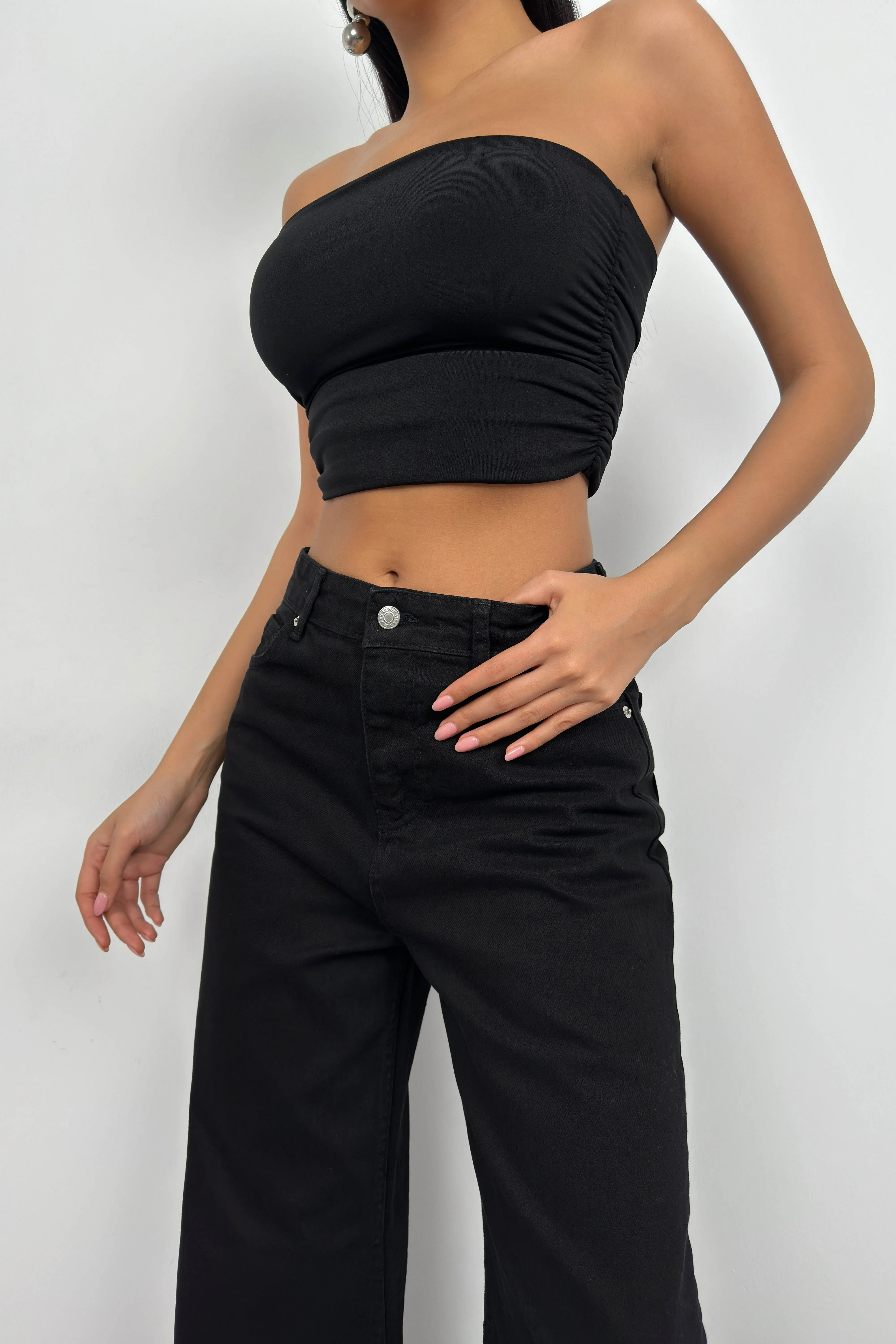 High Waist Palazzo Jeans