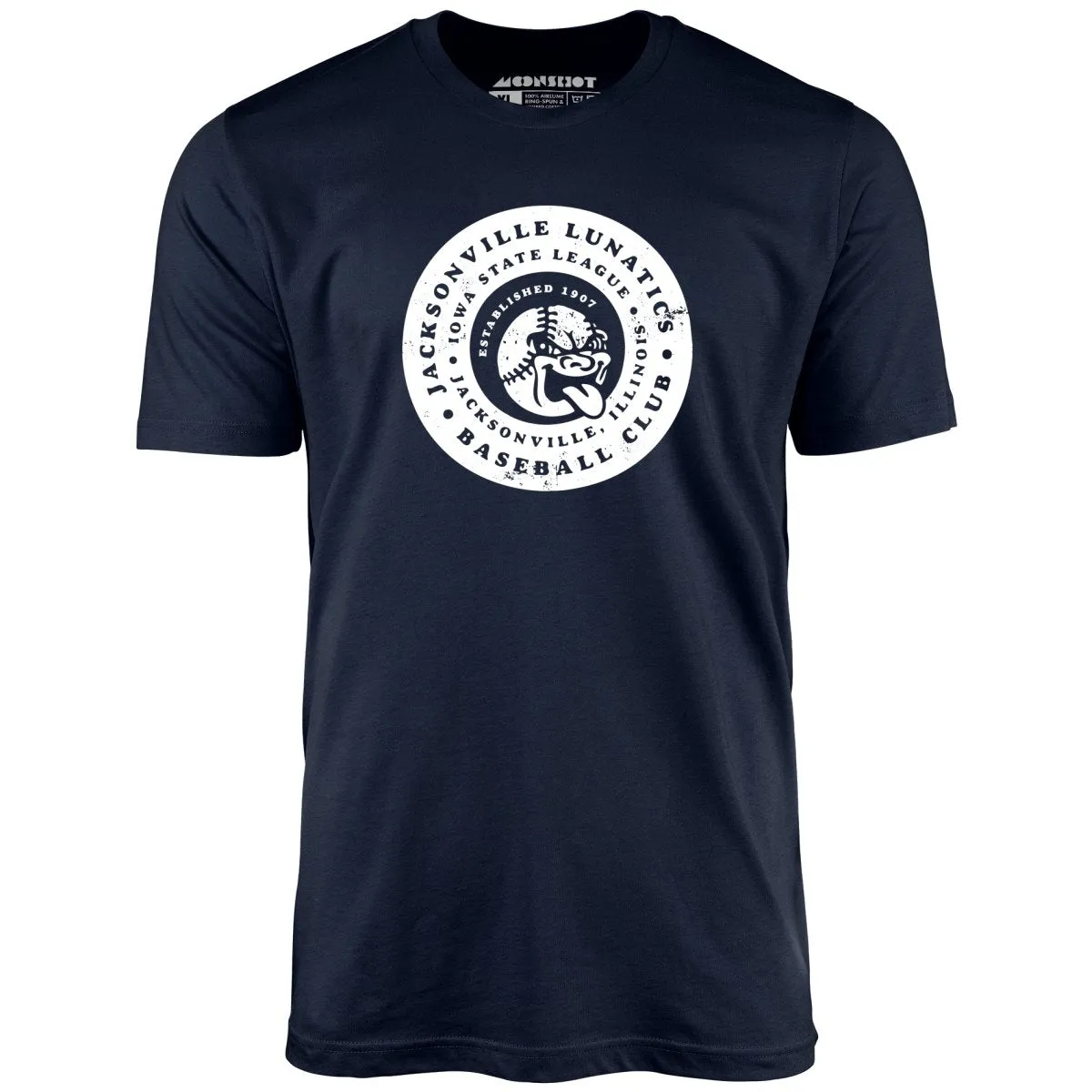 Jacksonville Lunatics - Illinois - Vintage Defunct Baseball Teams - Unisex T-Shirt