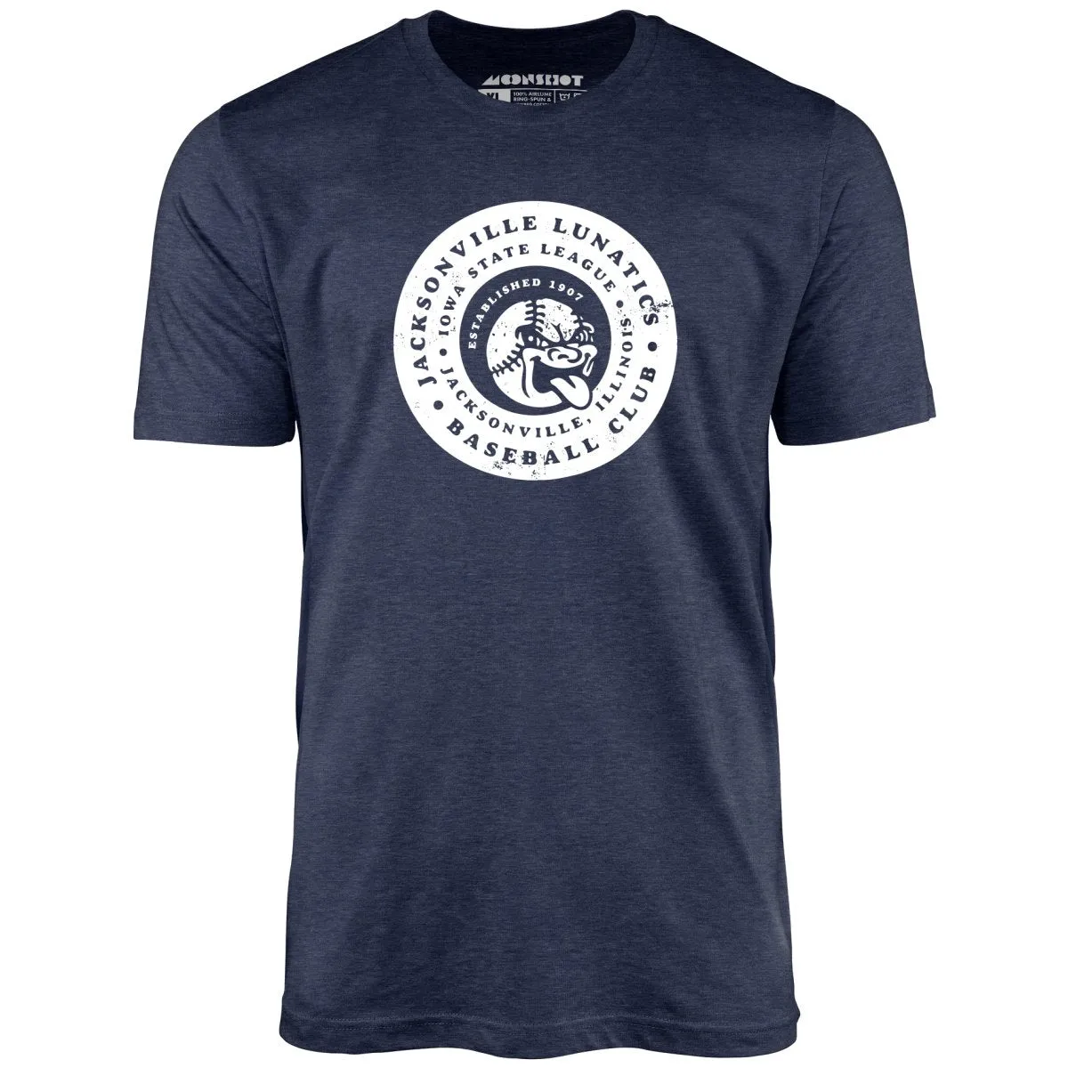 Jacksonville Lunatics - Illinois - Vintage Defunct Baseball Teams - Unisex T-Shirt