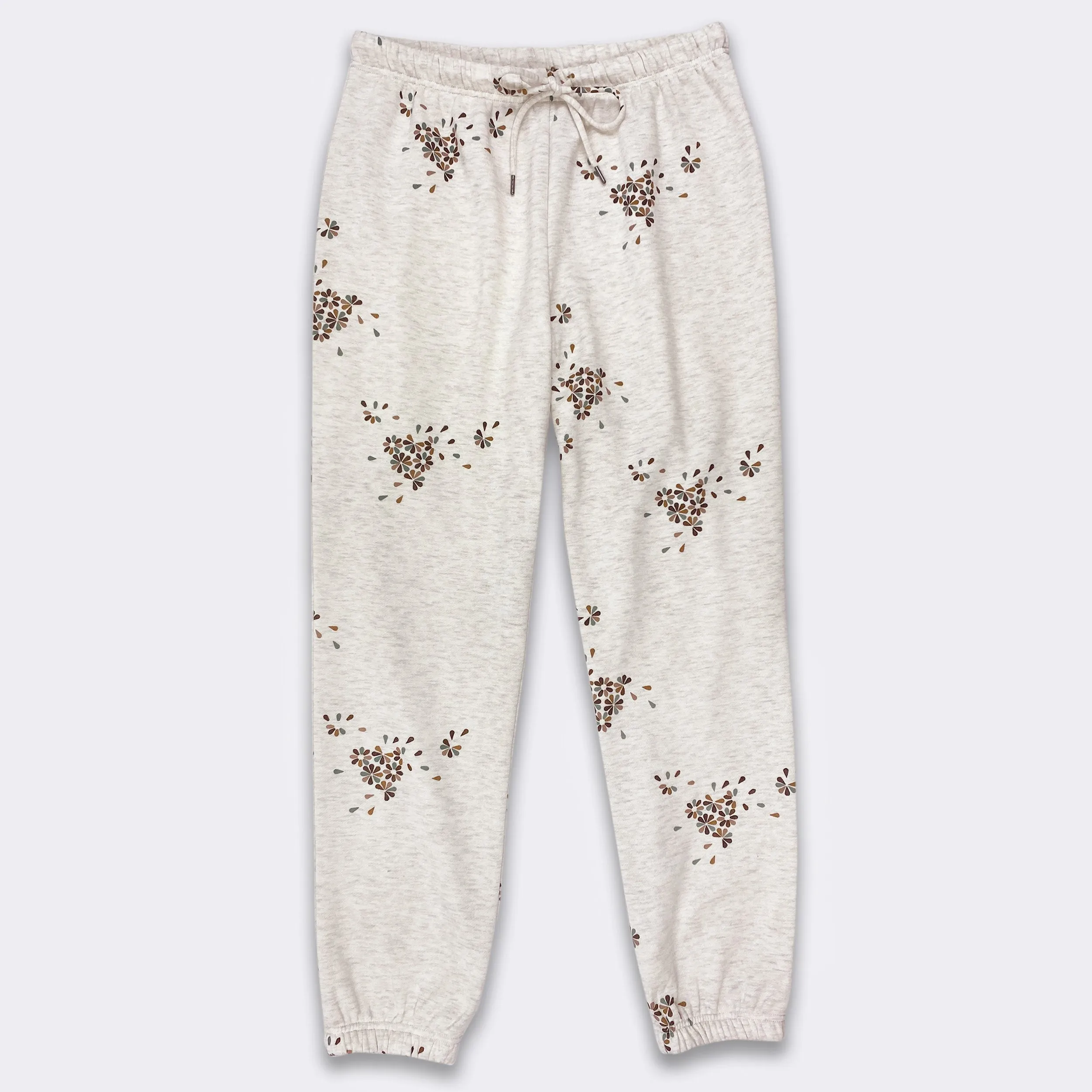 Ladies' Ash Heather Print Comfortwear Collection Joggers