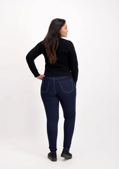 Legging Super Stretch Jeans Dark Blue