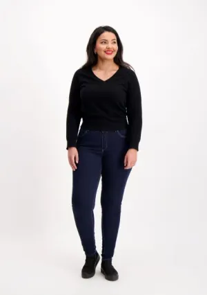 Legging Super Stretch Jeans Dark Blue