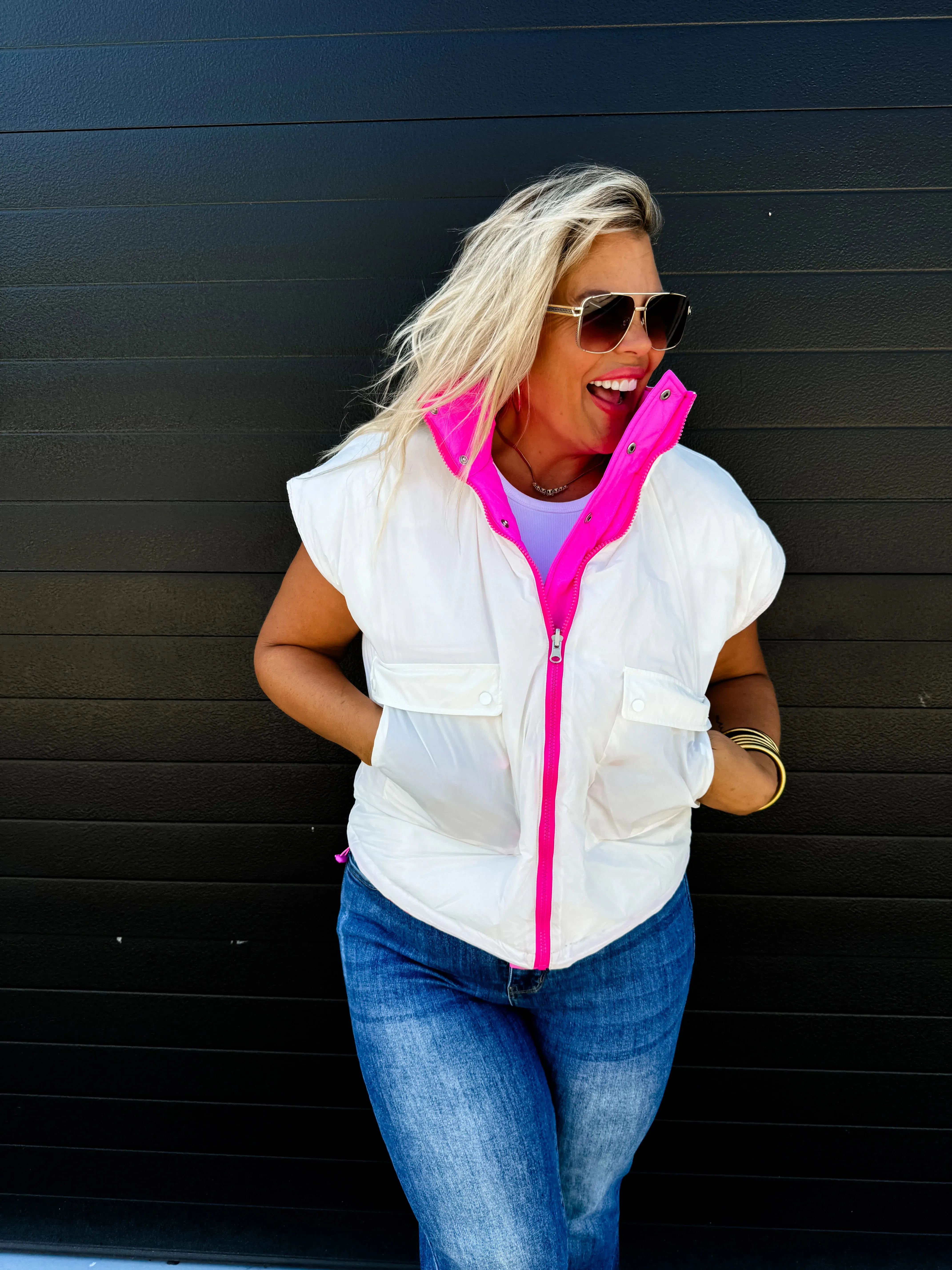 Maddox Reversible Puffer Vest by Blakeley (S/M)