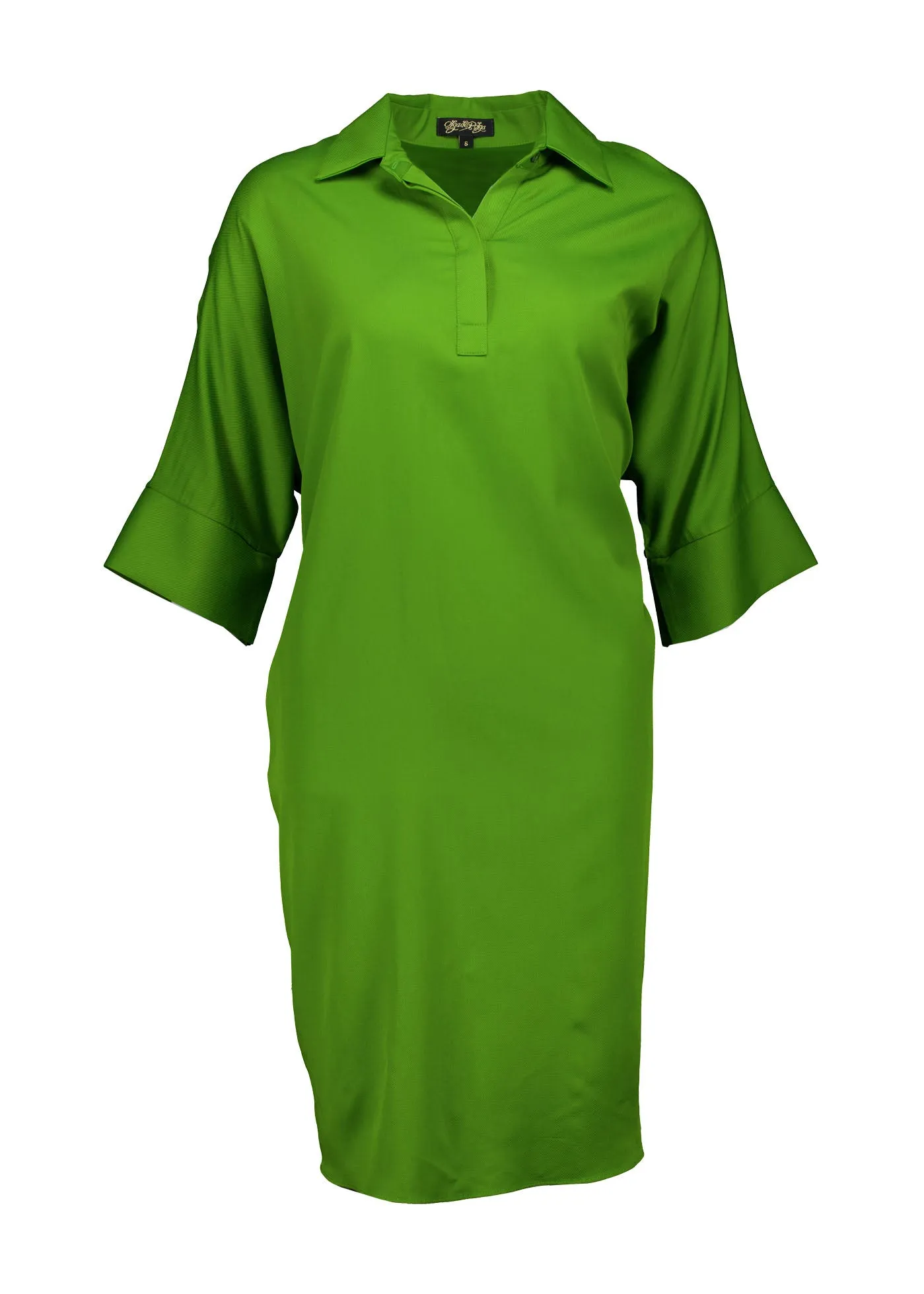 Marianna Estilo Shift Dress Green in Cotton/Rayon