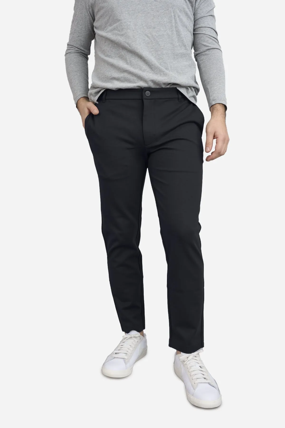 Mason Omni-Stretch Knit Pants Black