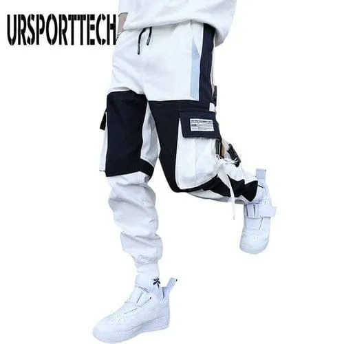 Men's Cargo Pants Letter Ribbons Primum Quality men pants