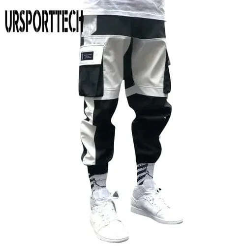 Men's Cargo Pants Letter Ribbons Primum Quality men pants