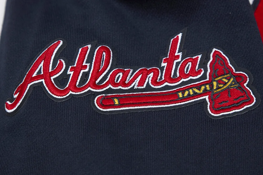 MLB ATLANTA BRAVES MASHUP LOGO MEN'S CREWNECK (MIDNIGHT NAVY)