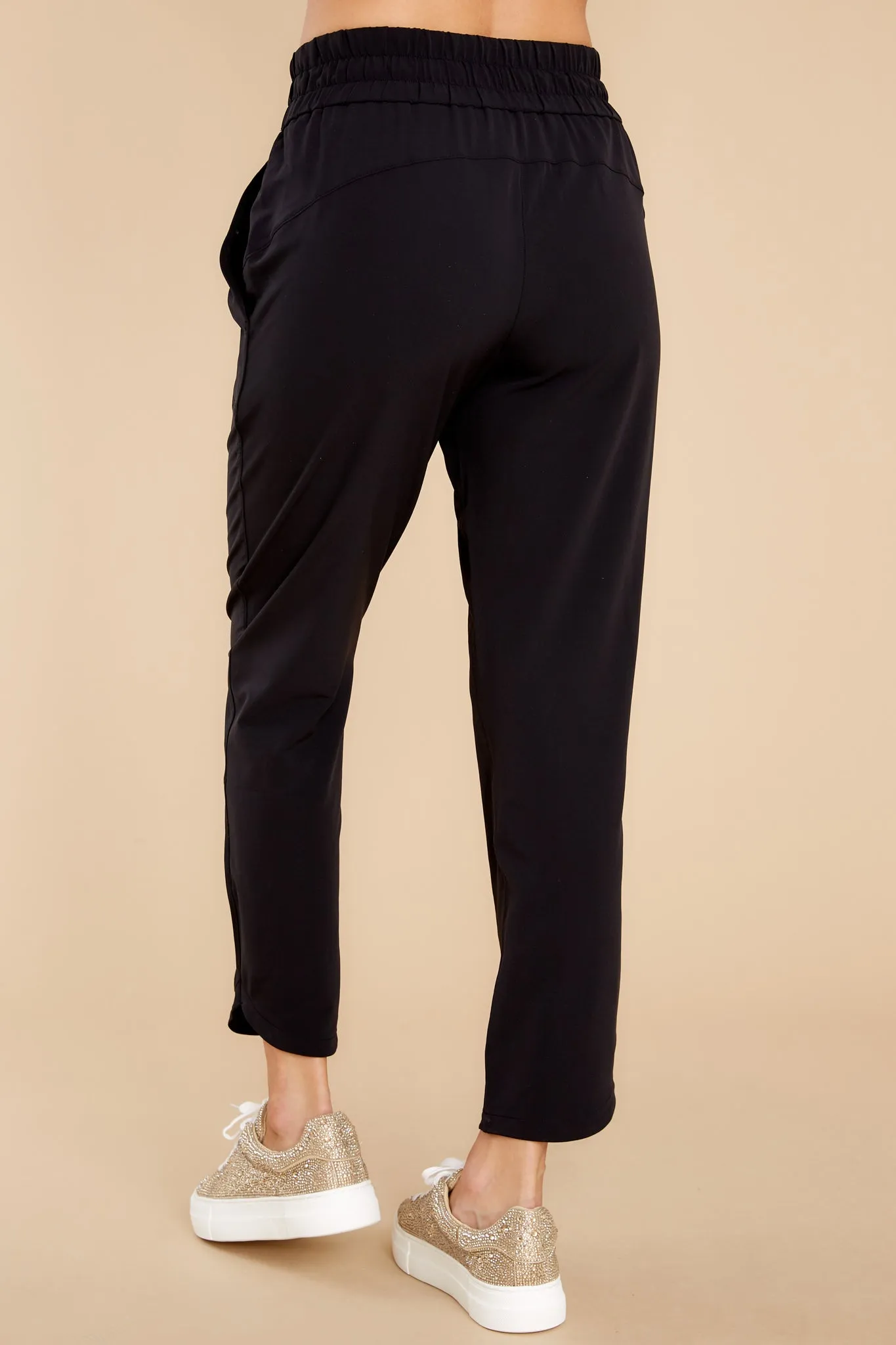 Out Of Office Very Black Tapered Pants