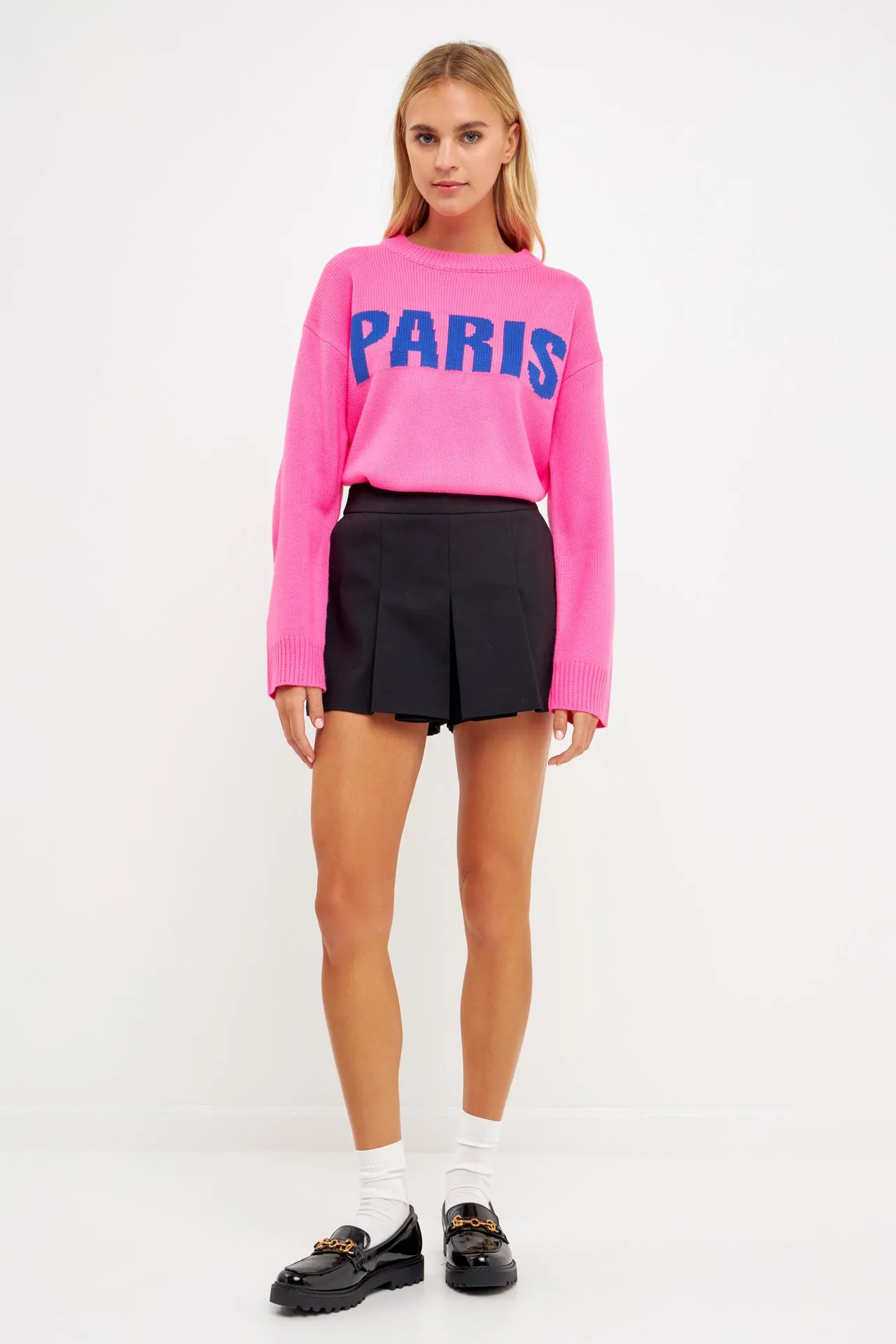 Paris Motif Sweater