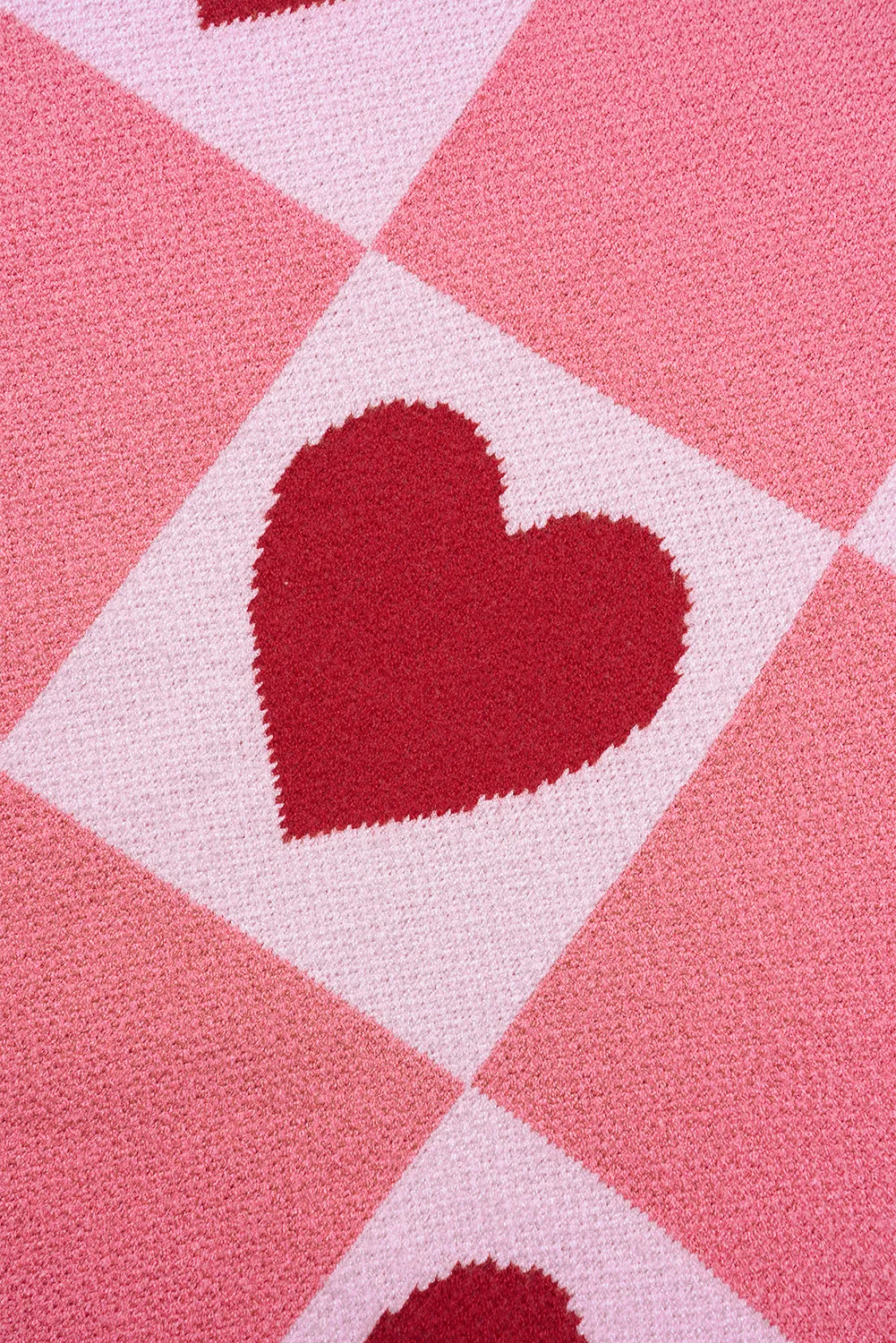 Plus Size Love Hearts Valentine Sweater