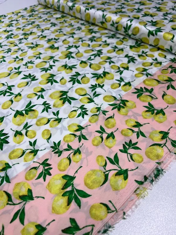 Printed Satin - Amalfi - 150cm