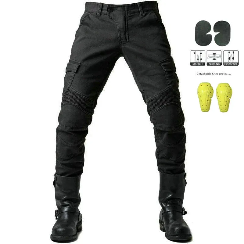 Professional Motorcycle Pants, Riding Jeans, Anti-fall, Classic Motorcycle Rider Pants, Racing Pants for All Seasons