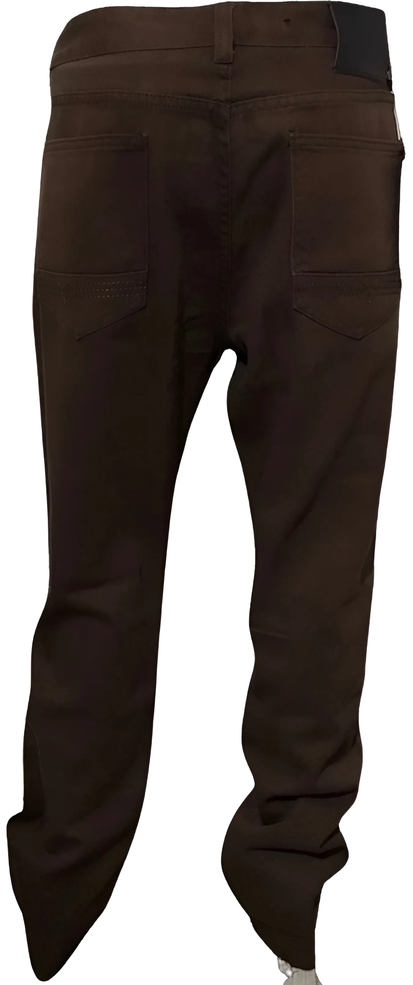 ^REFLEX^ STRAIGHT FIT DENIM JEANS (CHOCOLATE BROWN) (WAIST 40")