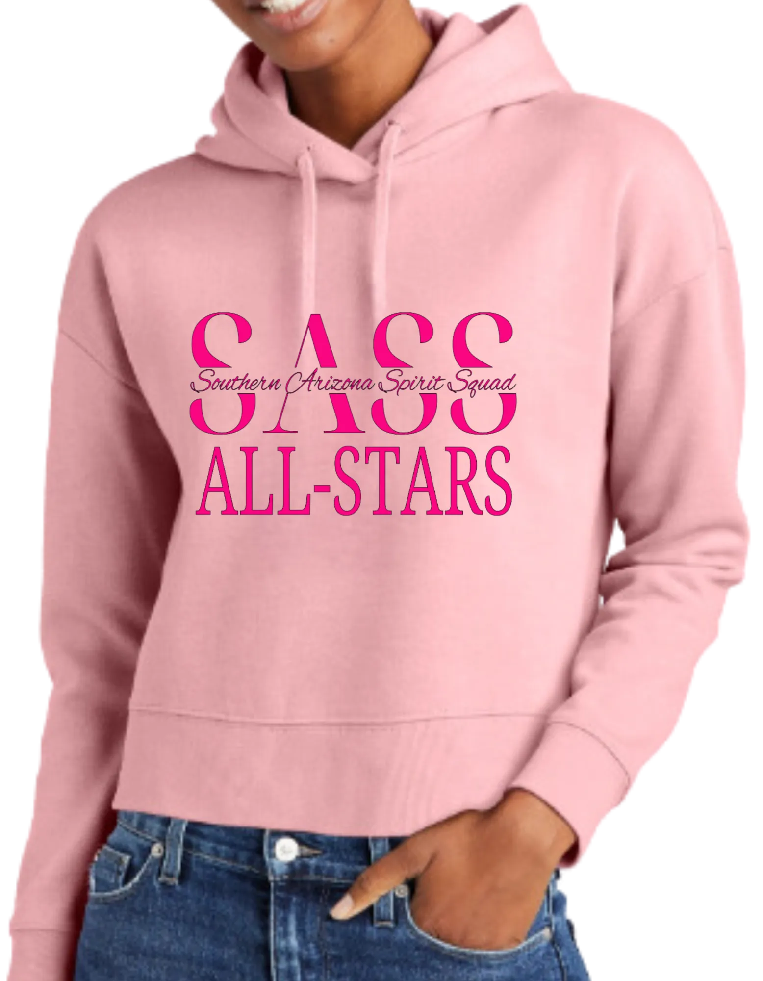 SASS Dance Womens Crop District Womens V.I.T. Super Soft Hoodie