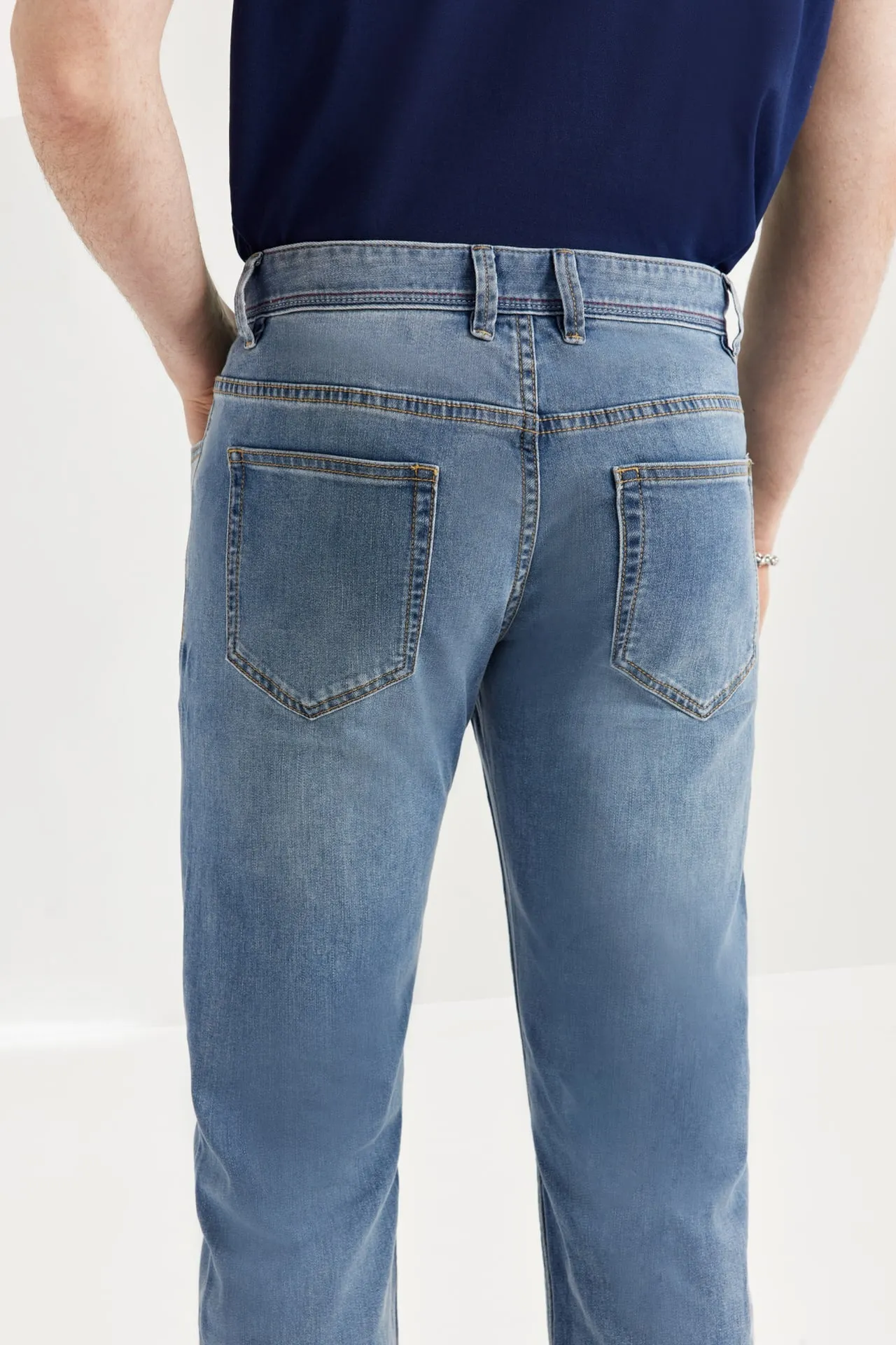 Soft Cotton Rich Stretch Jeans in Extra Slim Fit