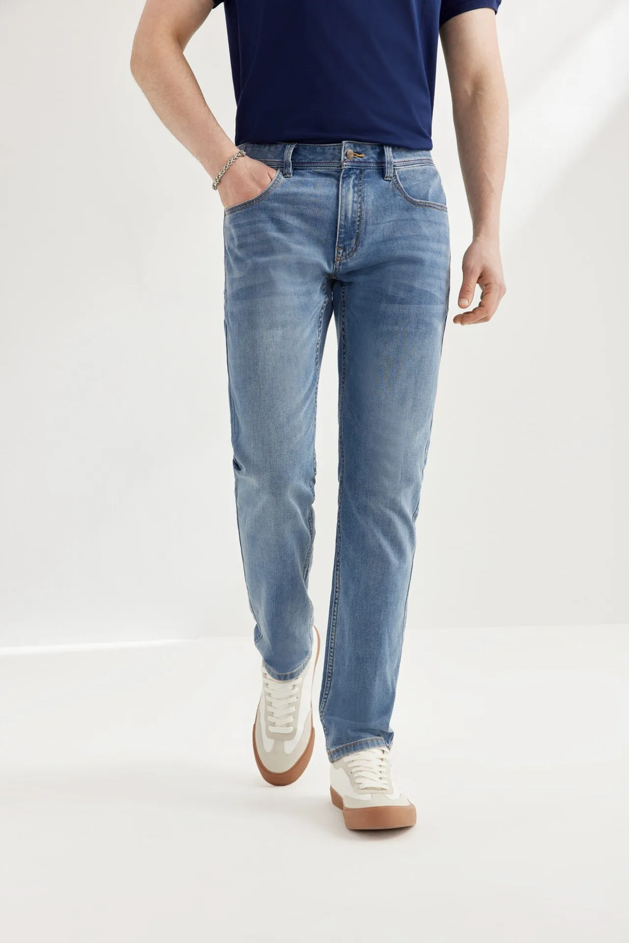 Soft Cotton Rich Stretch Jeans in Extra Slim Fit