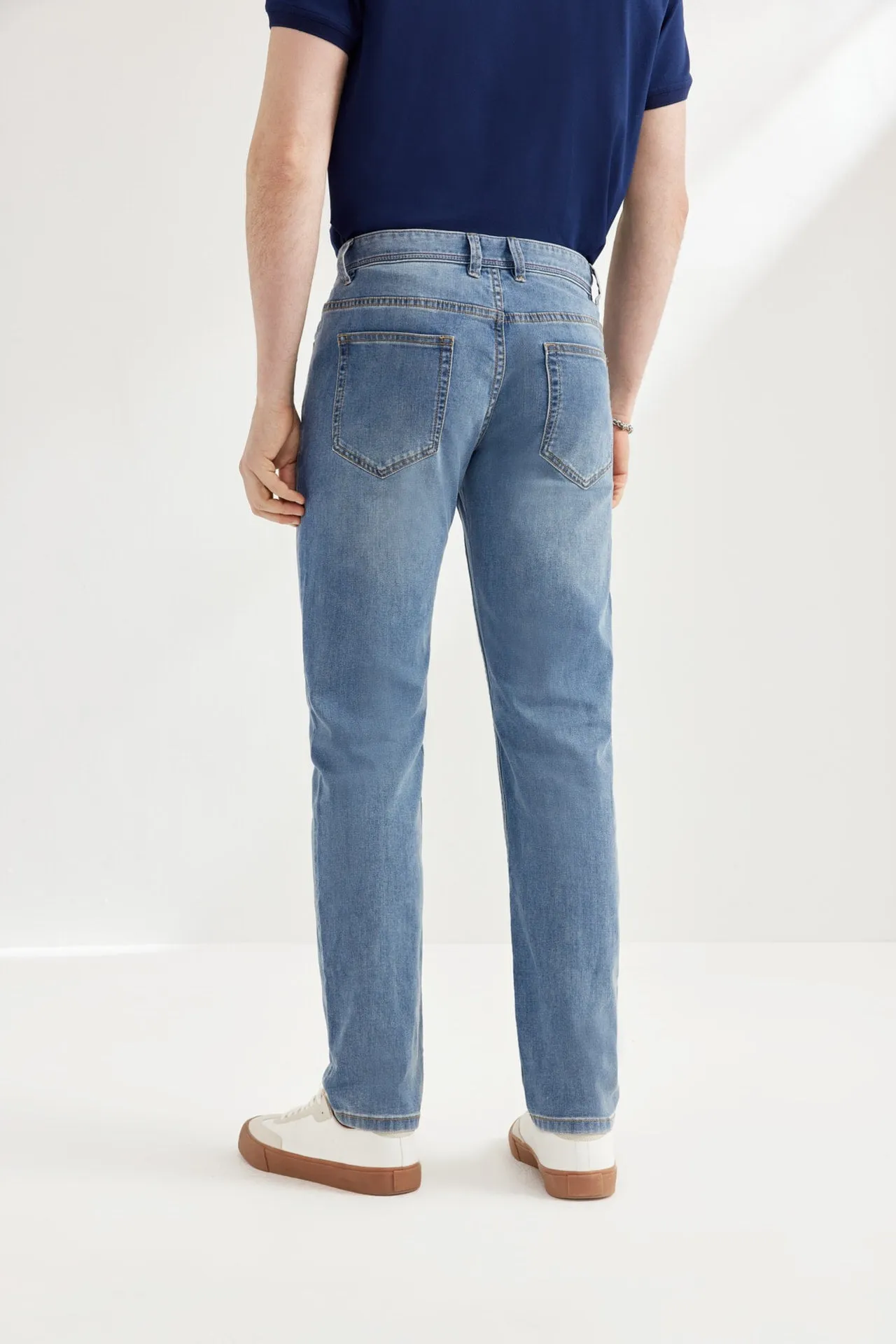 Soft Cotton Rich Stretch Jeans in Extra Slim Fit