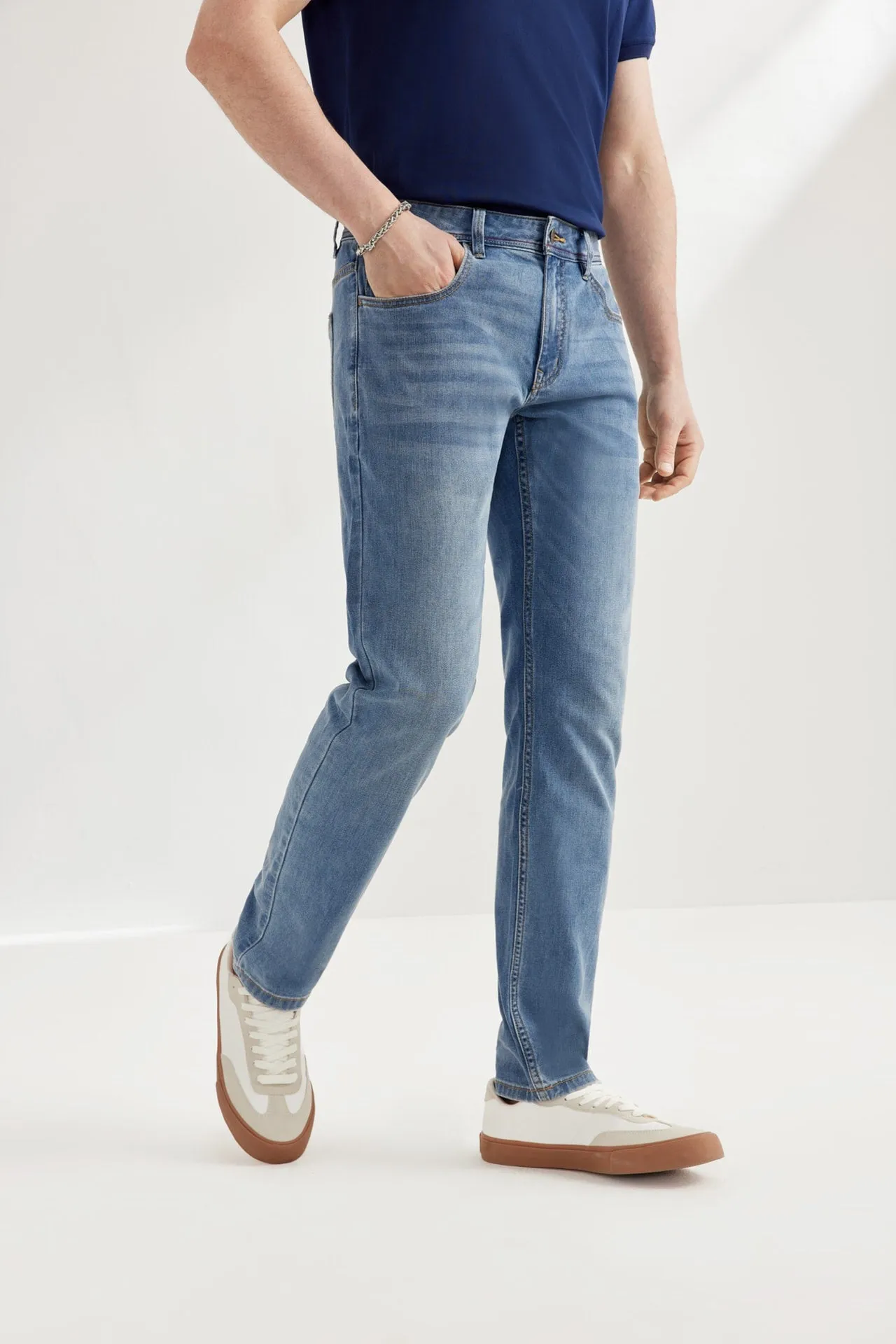 Soft Cotton Rich Stretch Jeans in Extra Slim Fit