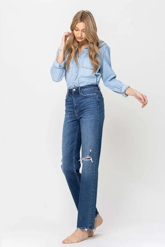 Super High Rise Straight Leg Jeans *Online Only*