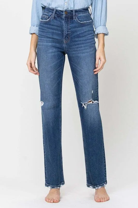 Super High Rise Straight Leg Jeans *Online Only*