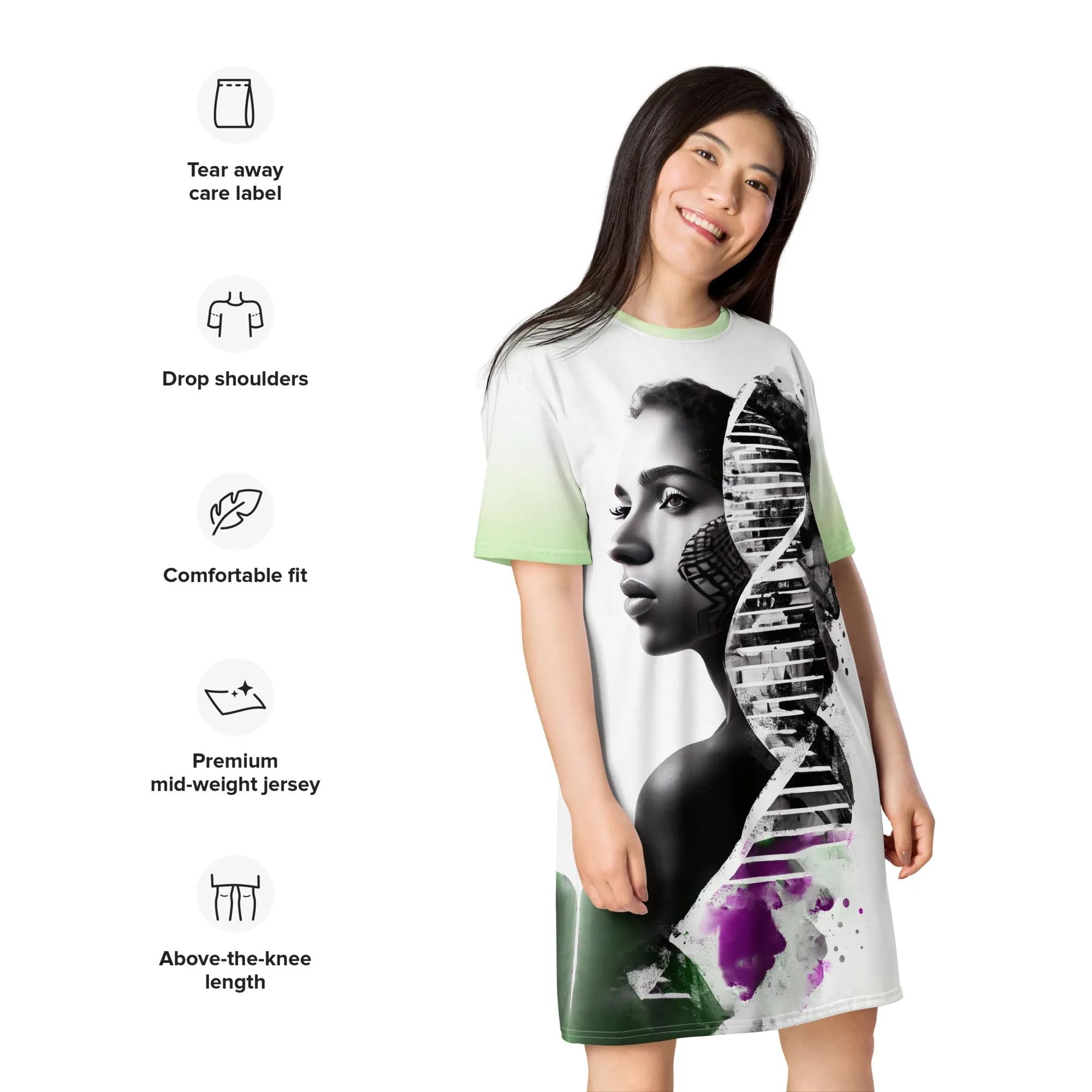 T-Shirt Dress Genetic Clone