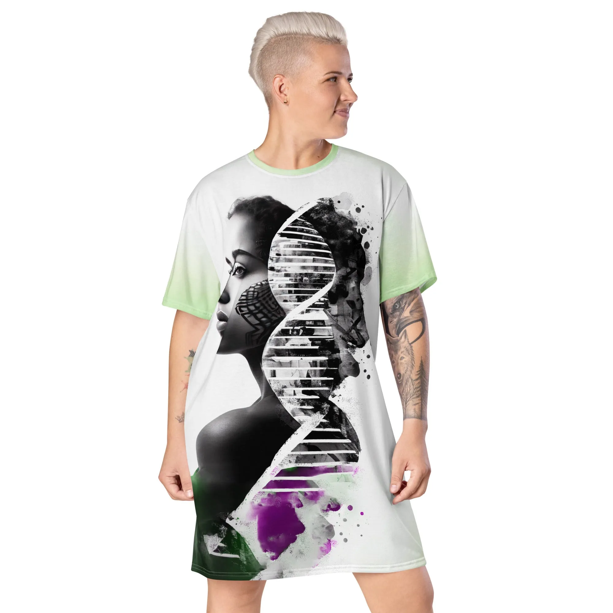 T-Shirt Dress Genetic Clone